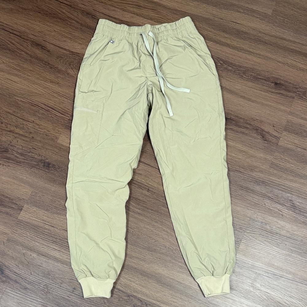 Figs Technical Collection Tan Joggers Sz small